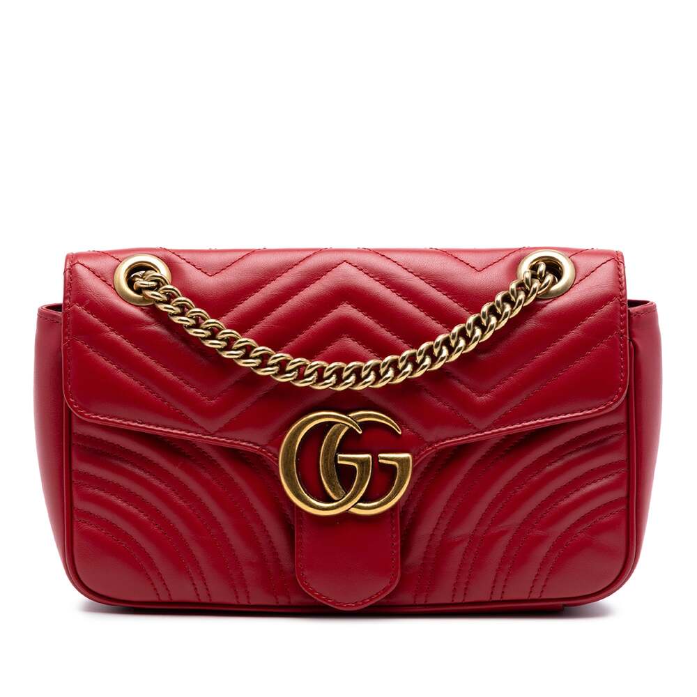 Gucci Gg Marmont Flap Bag Matelasse #354552G12B